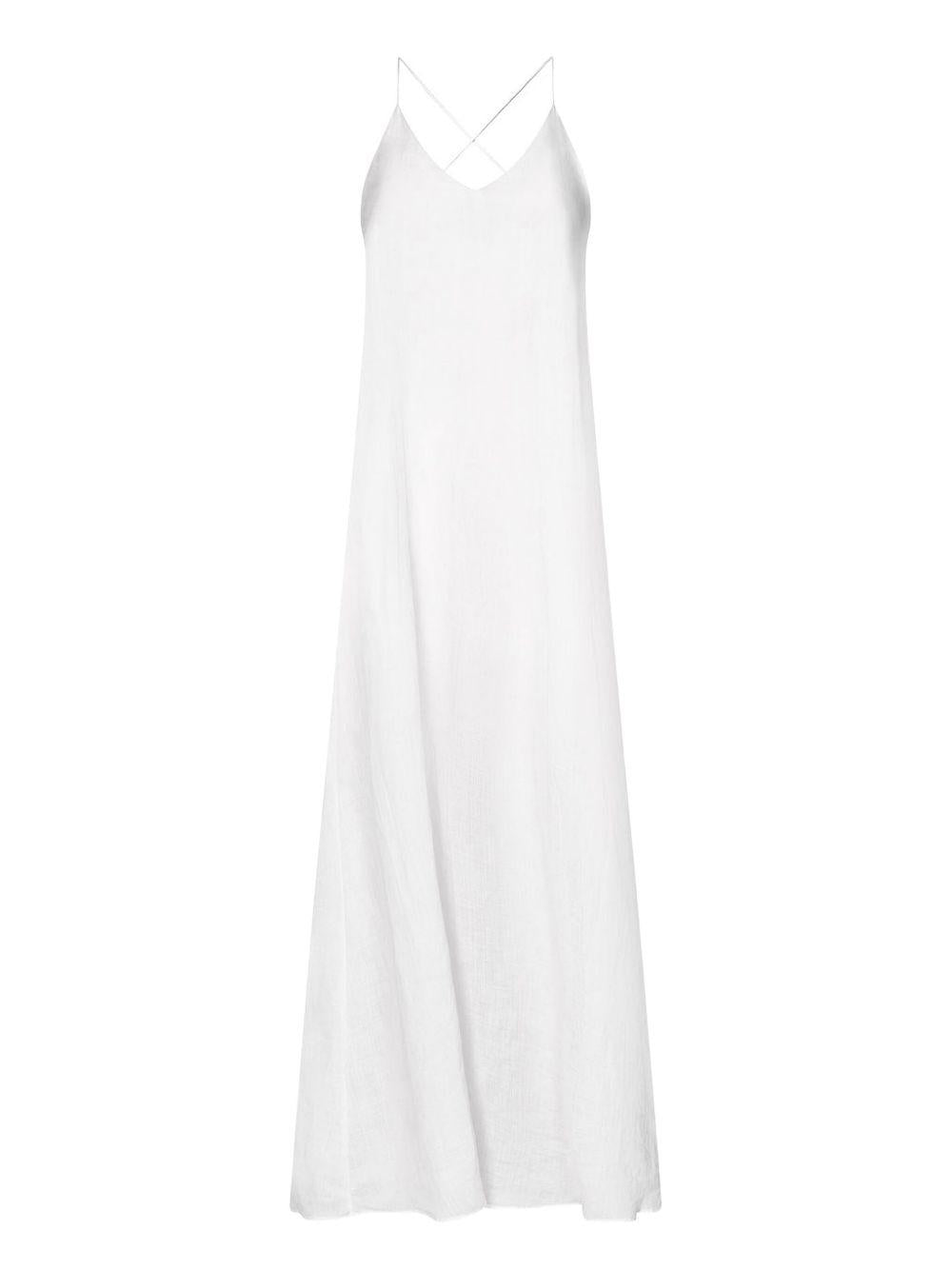 Abito lungo raimè bianco