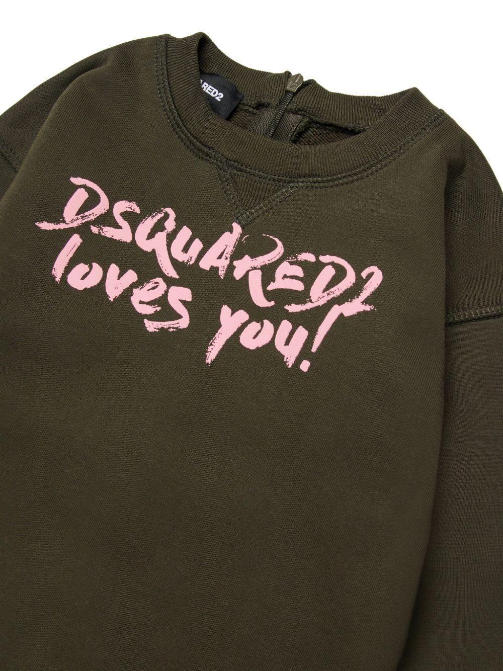 Abito con Logo DQ3091D0094 DQ518 DSQUARED KIDS 
