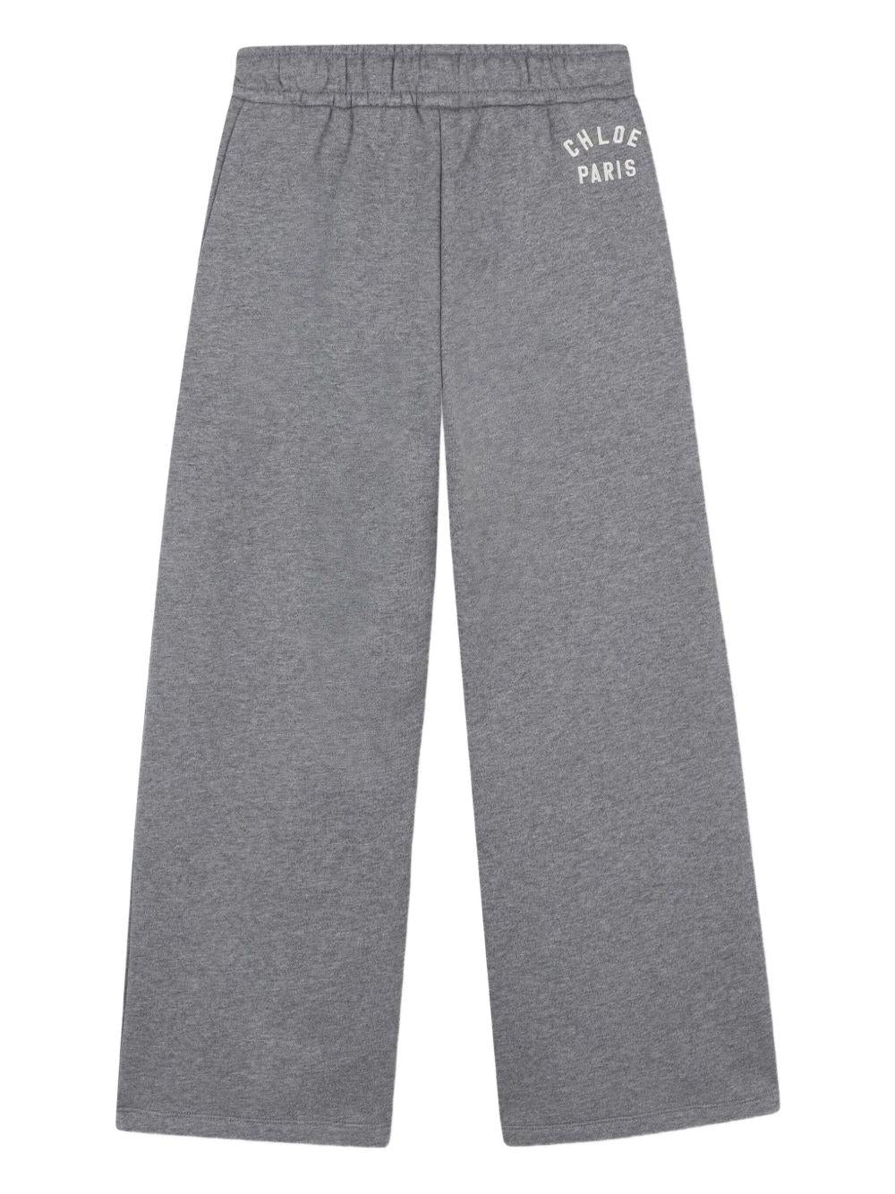 Pantaloni Sportivi con Vita Elasticizzata e Logo C20628 A46 CHLOE KIDS 