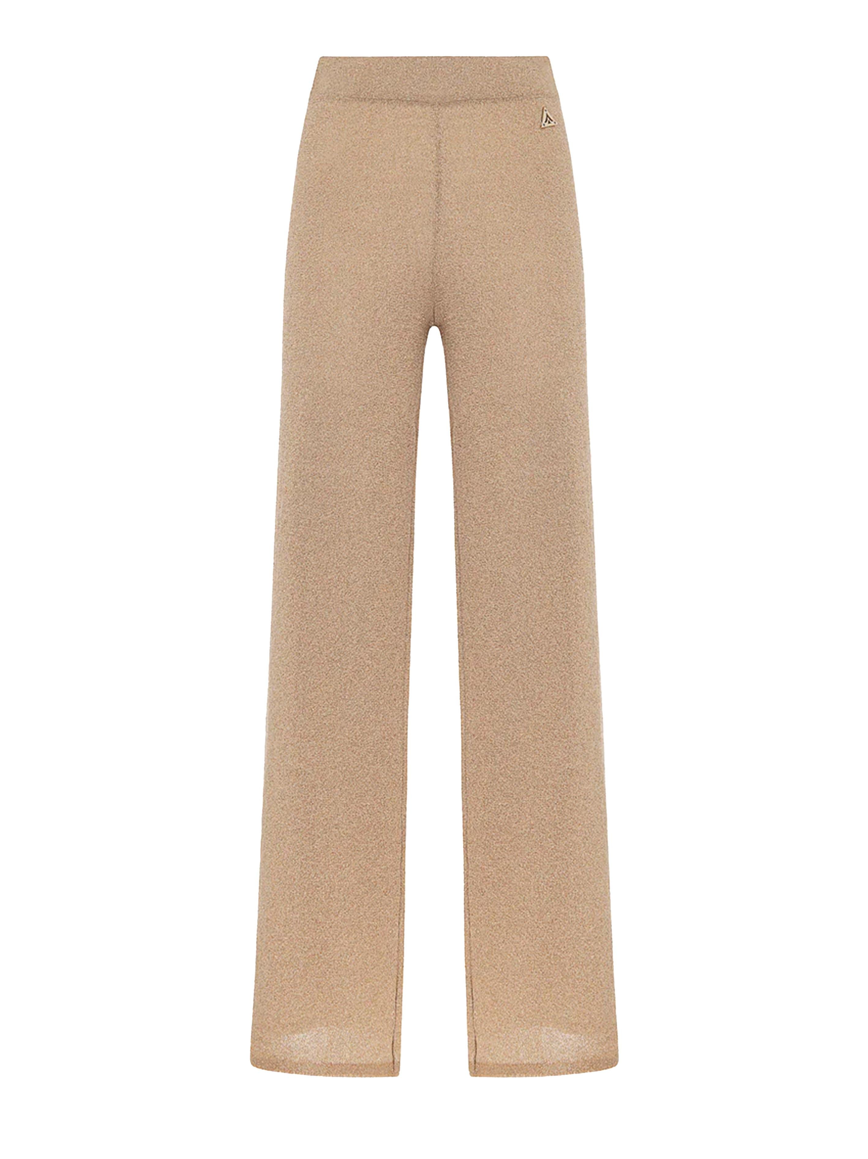 Pantalone sabbia lurex