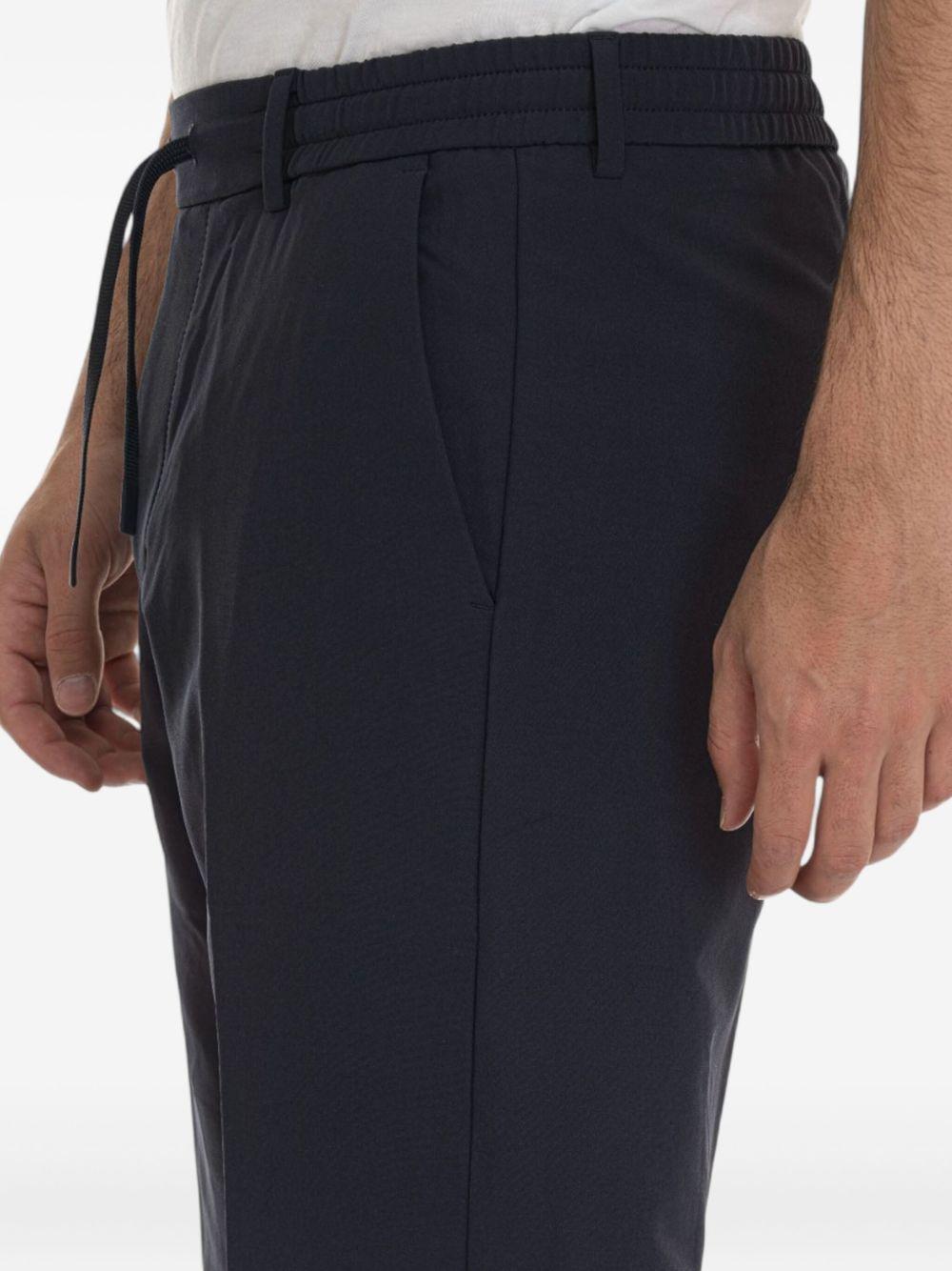 Pantaloni blu navy con coulisse 50538179 402 BOSS 