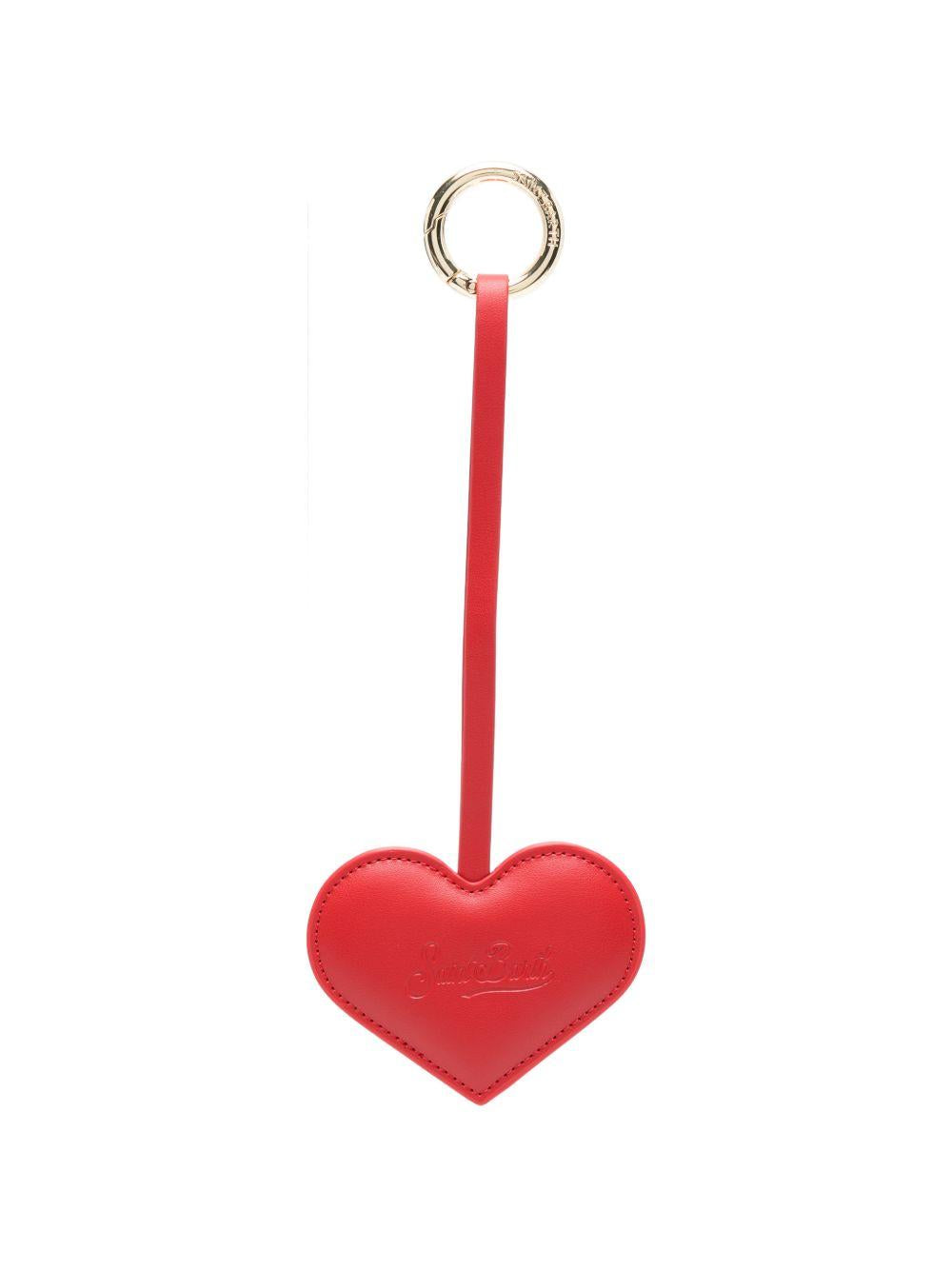 Portachiavi in pelle a forma di cuore BCHARM01 01875L MC2 SAINT BARTH 