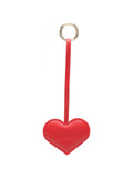 Portachiavi in pelle a forma di cuore