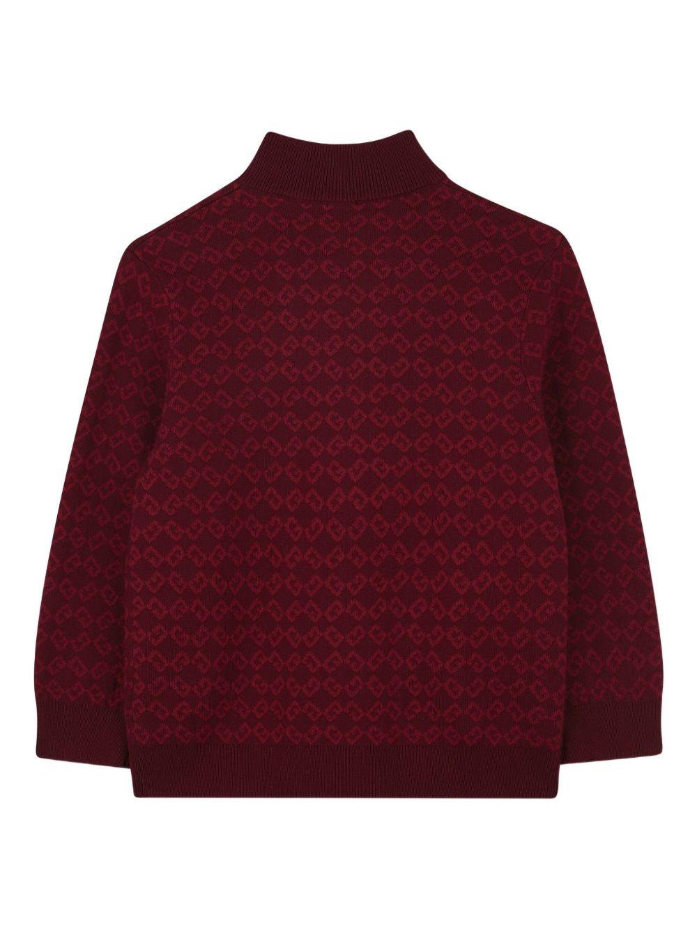 Cardigan con Zip e Motivo Monogramma All-Over H30948 95C GIVENCHY KIDS 