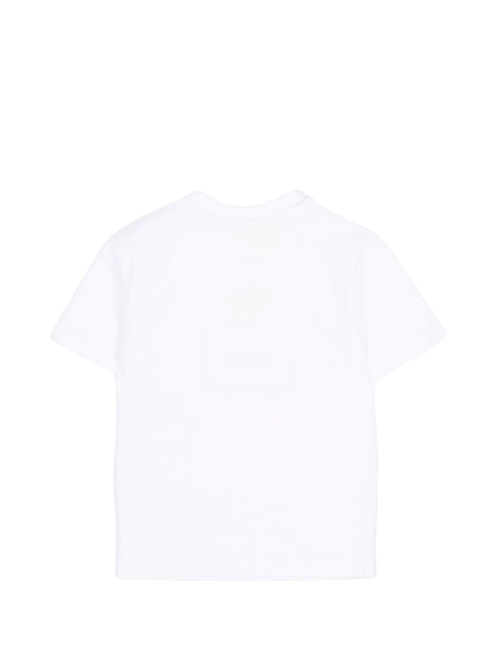 Completo felpa e shorts in cotone con cappuccio J53039 849 BOSS KIDSWEAR 