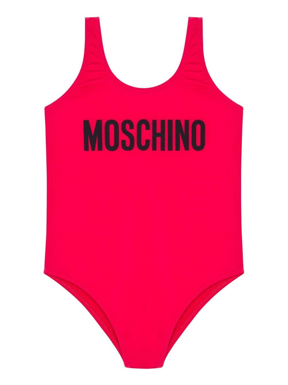 Costume rosso intero logo lettering