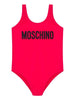 Costume rosso intero logo lettering