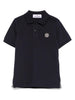 Polo blu mini logo compass vecchio