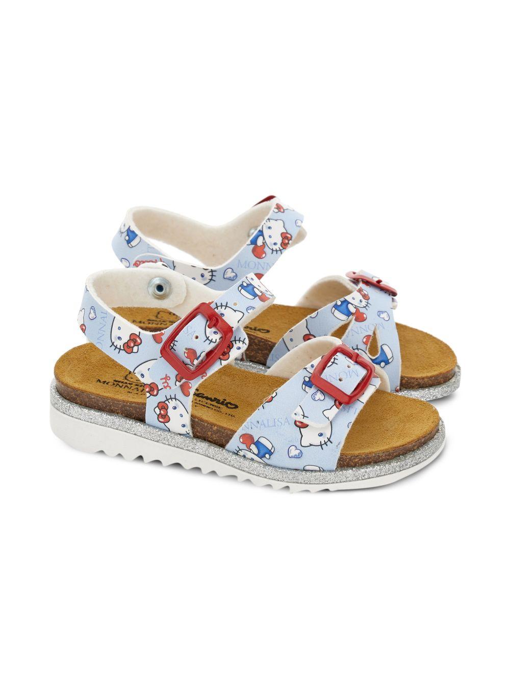 Sandali con chiusura a fibbia 8CG0147702 5244 MONNALISA KIDS 
