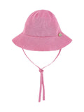 Cappello a pescatore in maglia fucsia
