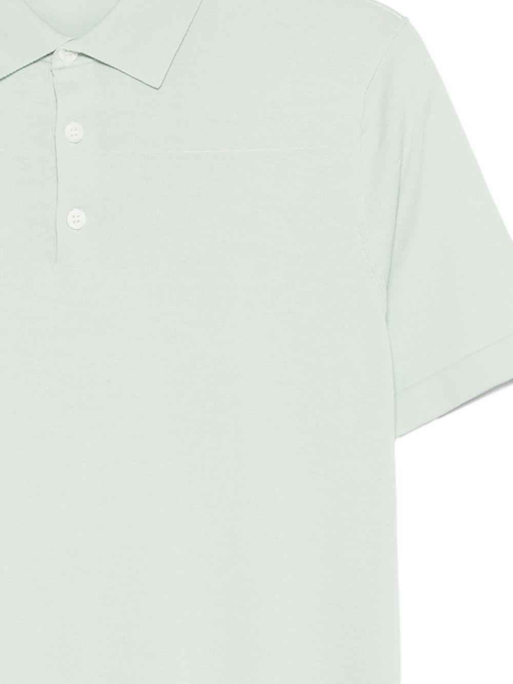 Polo in cotone con colletto classico DK17037 SALVIA DIKTAT 