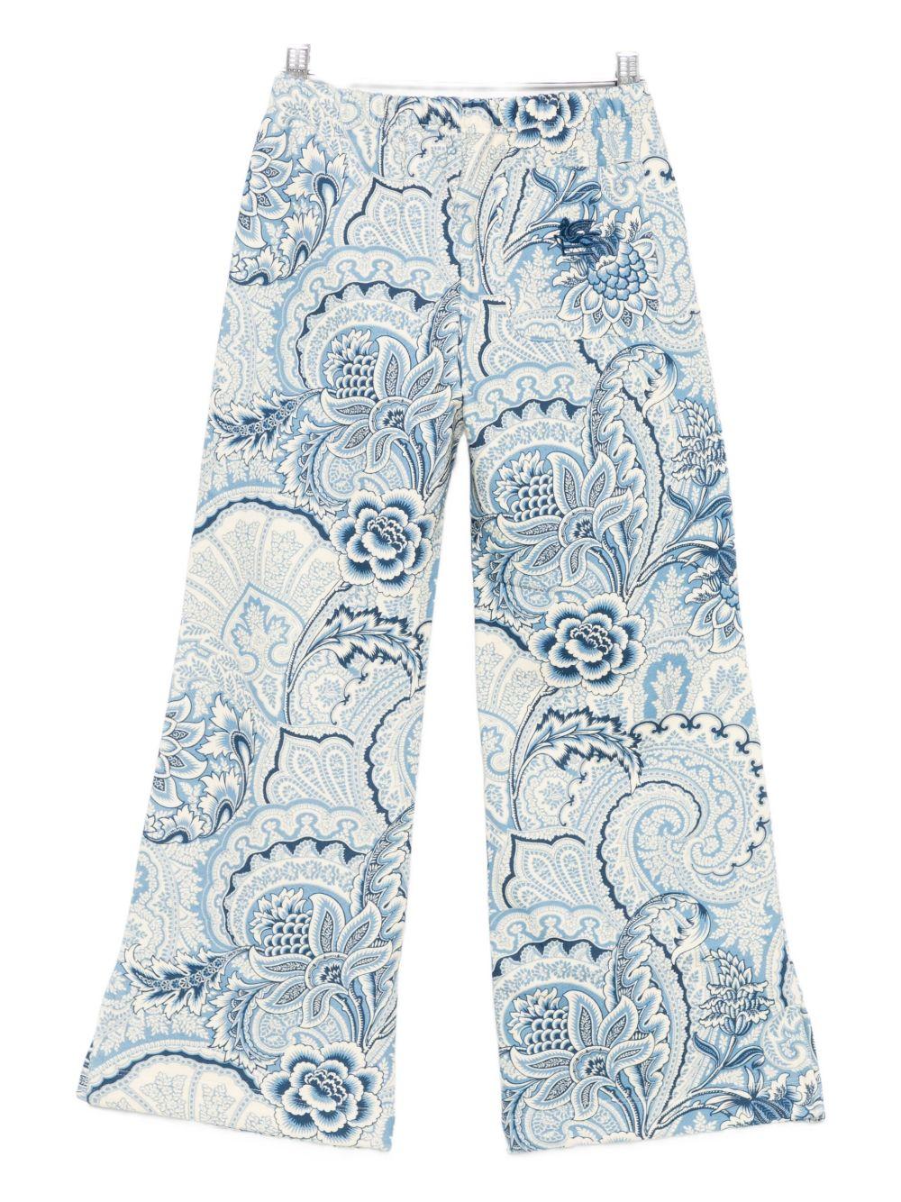 Pantaloni con Stampa Paisley GX6A70Z3354 638BL ETRO KIDS 