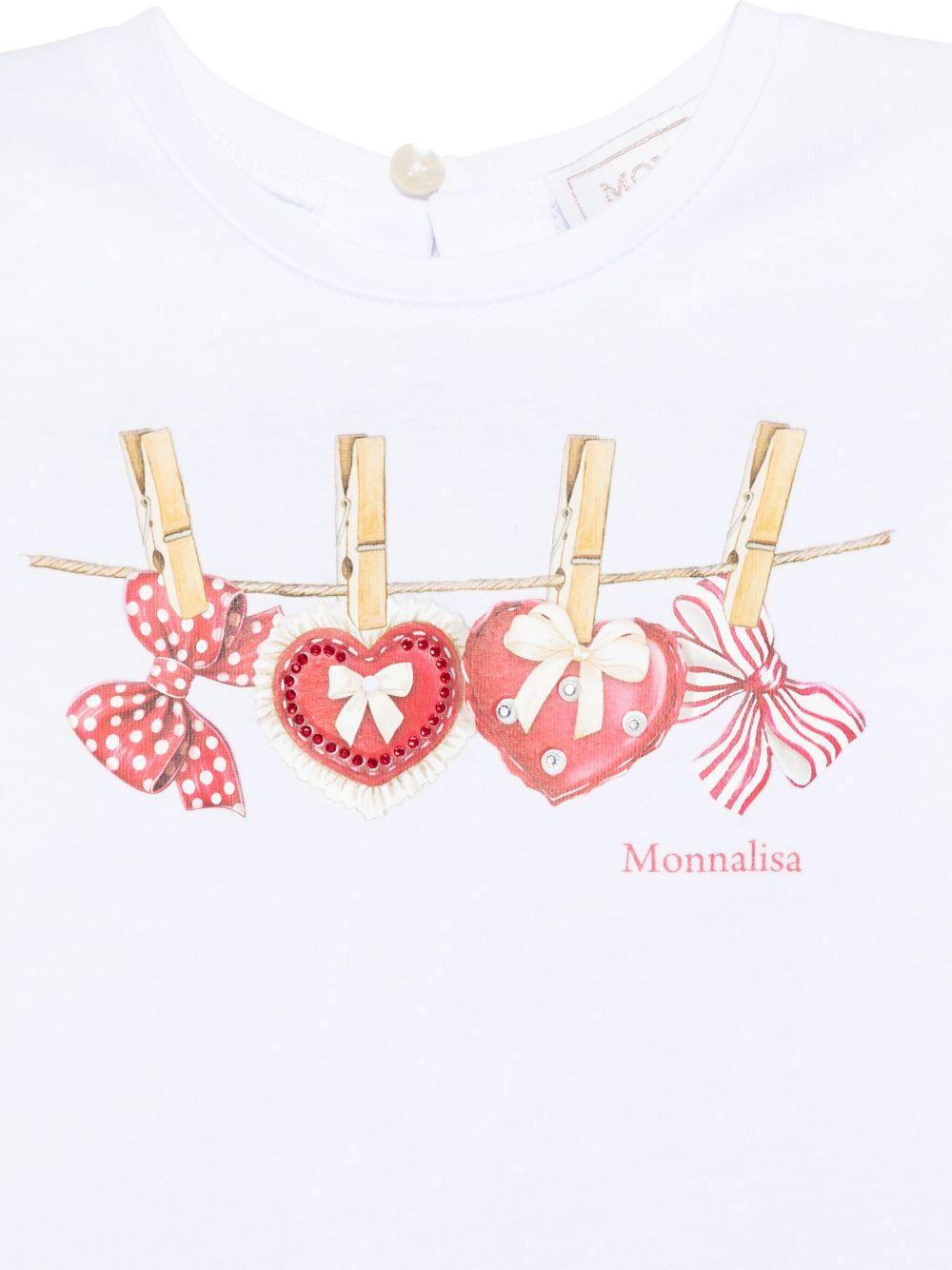 T-shirt bianca con stampa