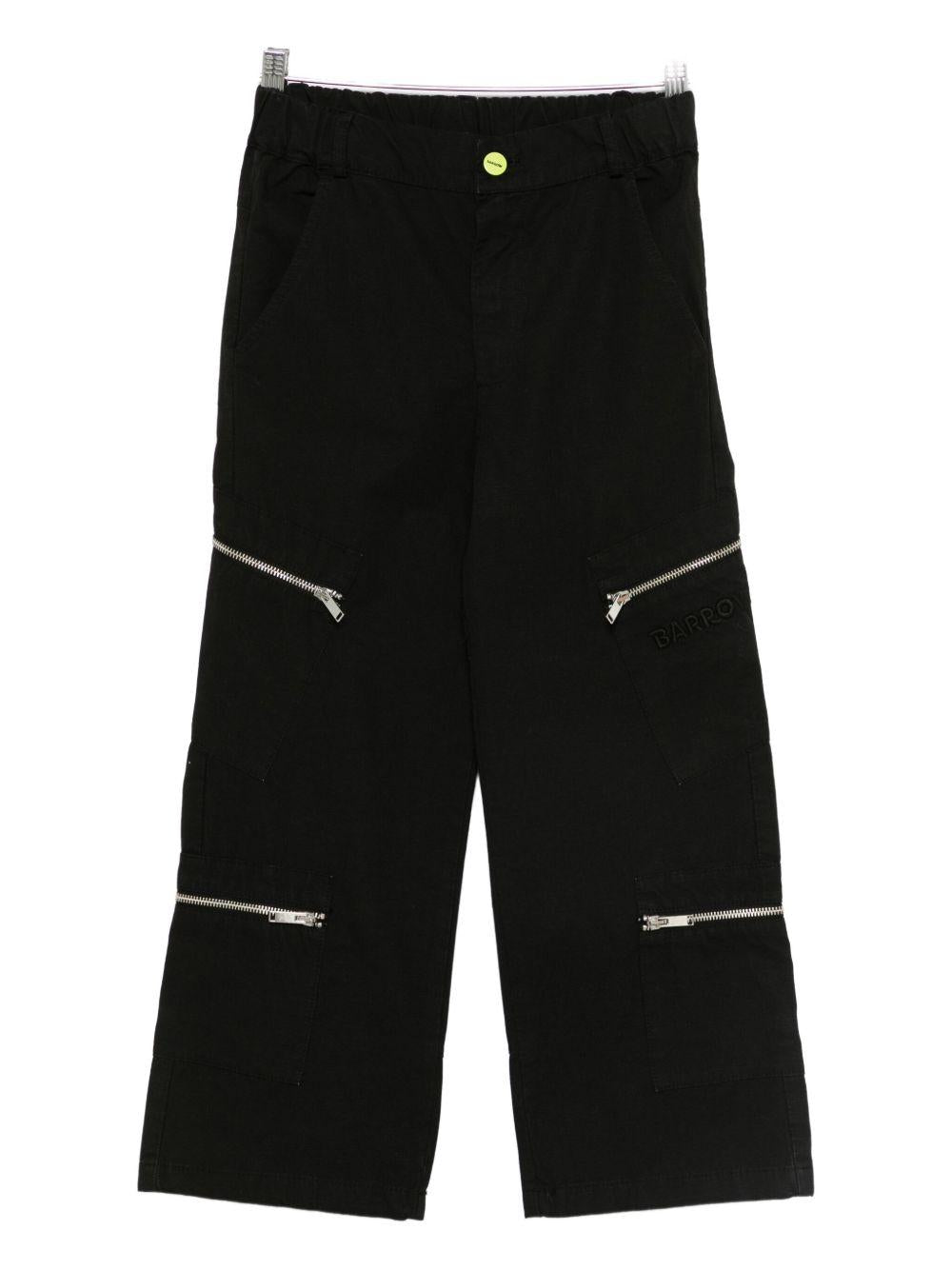 Pantalonii Dritti in Cotone con Tasche Laterali F5BKJUPA148 110 BARROW KIDS 