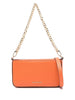 Borsa convertibile Bryant piccola in pelle martellata arancione
