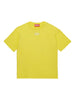 T-shirt gialla placchetta Oval-D