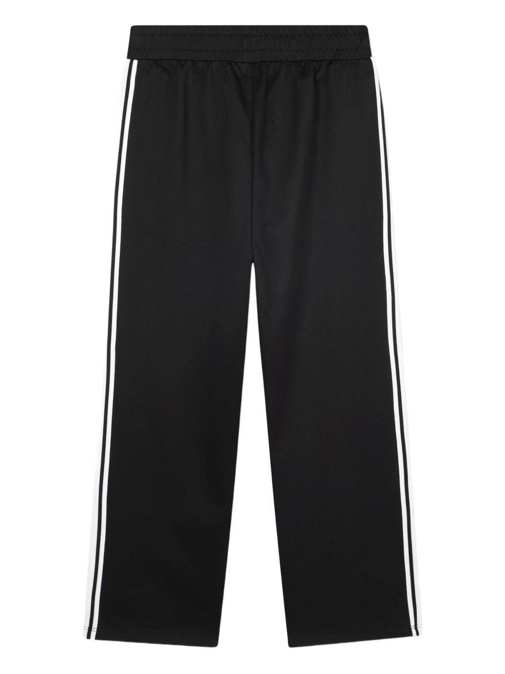 Pantaloni sportivi neri con righe laterali K61477 095 KENZO KIDS 