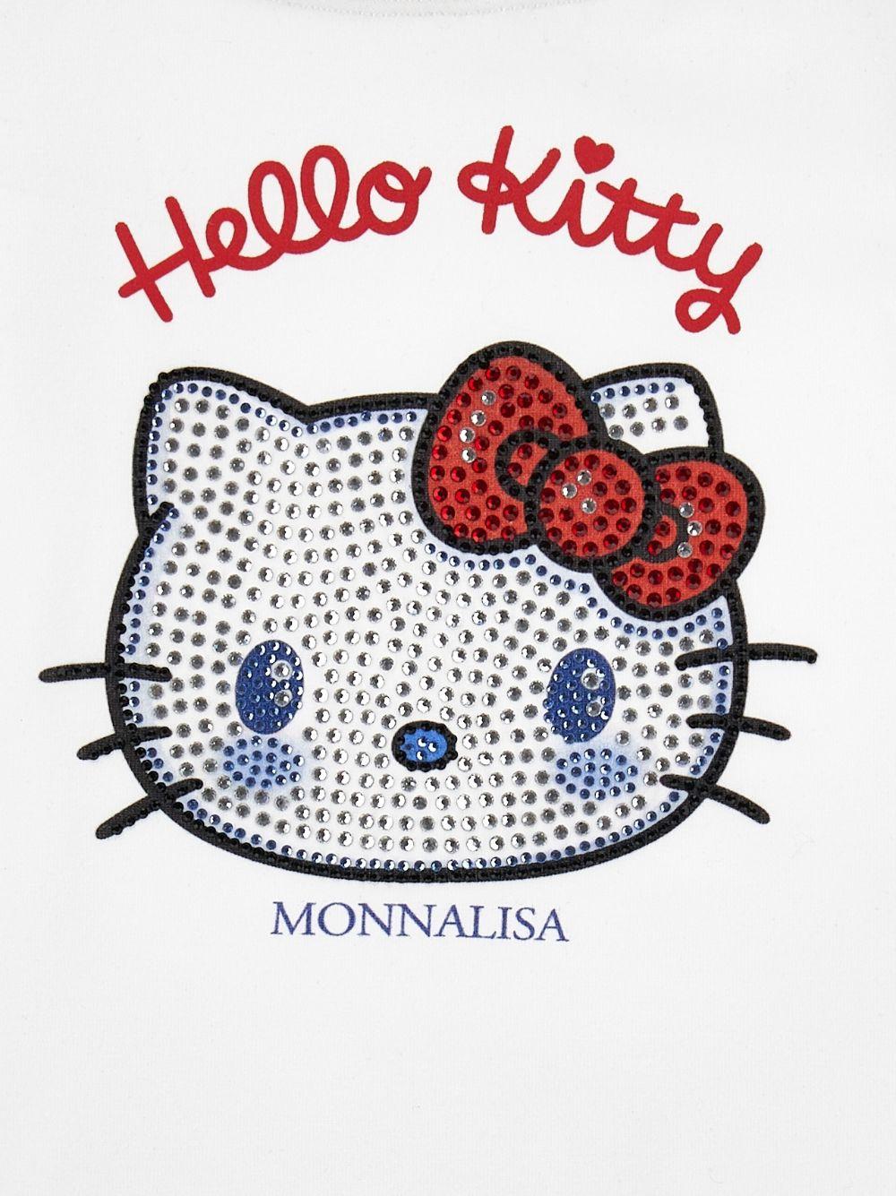 T-shirt Hello Kitty con paillettes 19G6177005 0099 MONNALISA KIDS 