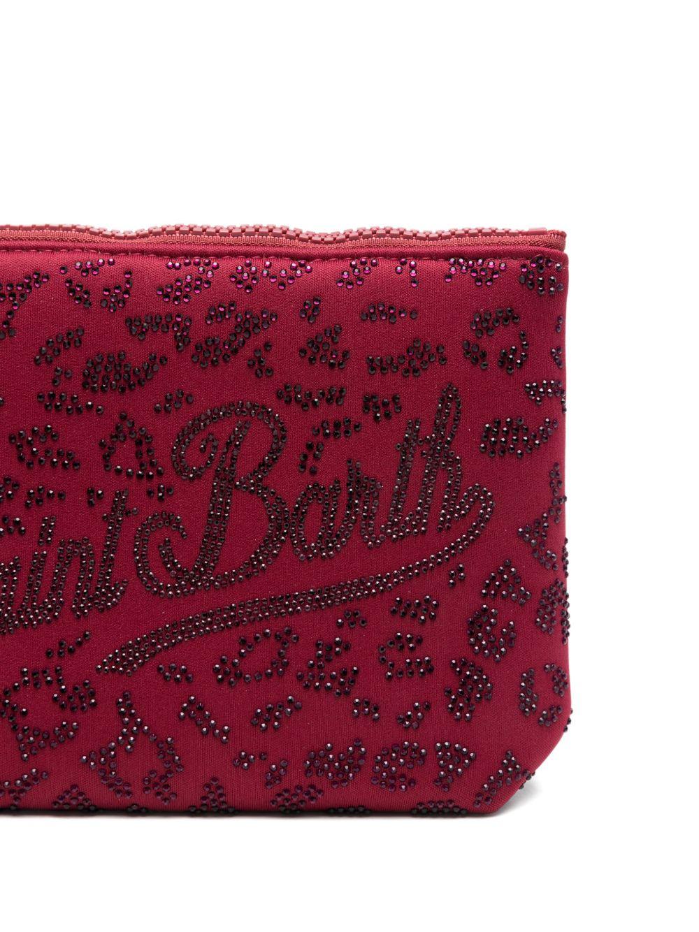 Pochette con strass e zip ALI0032# 00269L MC2 SAINT BARTH KIDS 