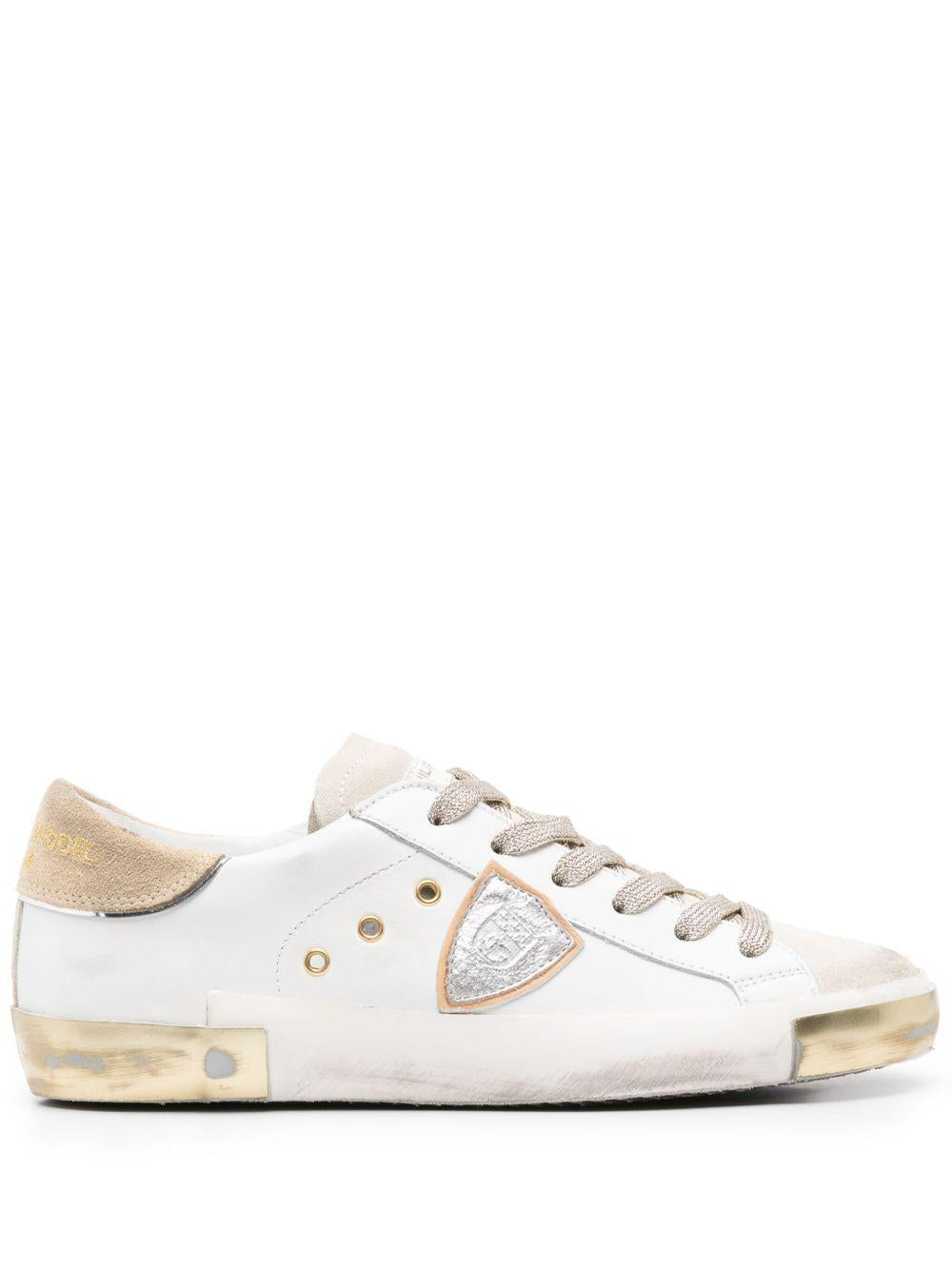 Sneakers prsx low bianche/oro
