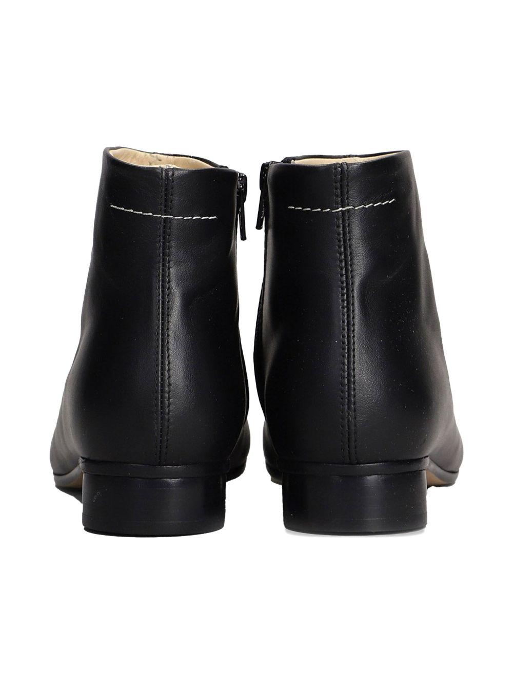 Stivaletto classico anatomico nero 78106 3 MM6 MAISON MARGIELA KIDS 