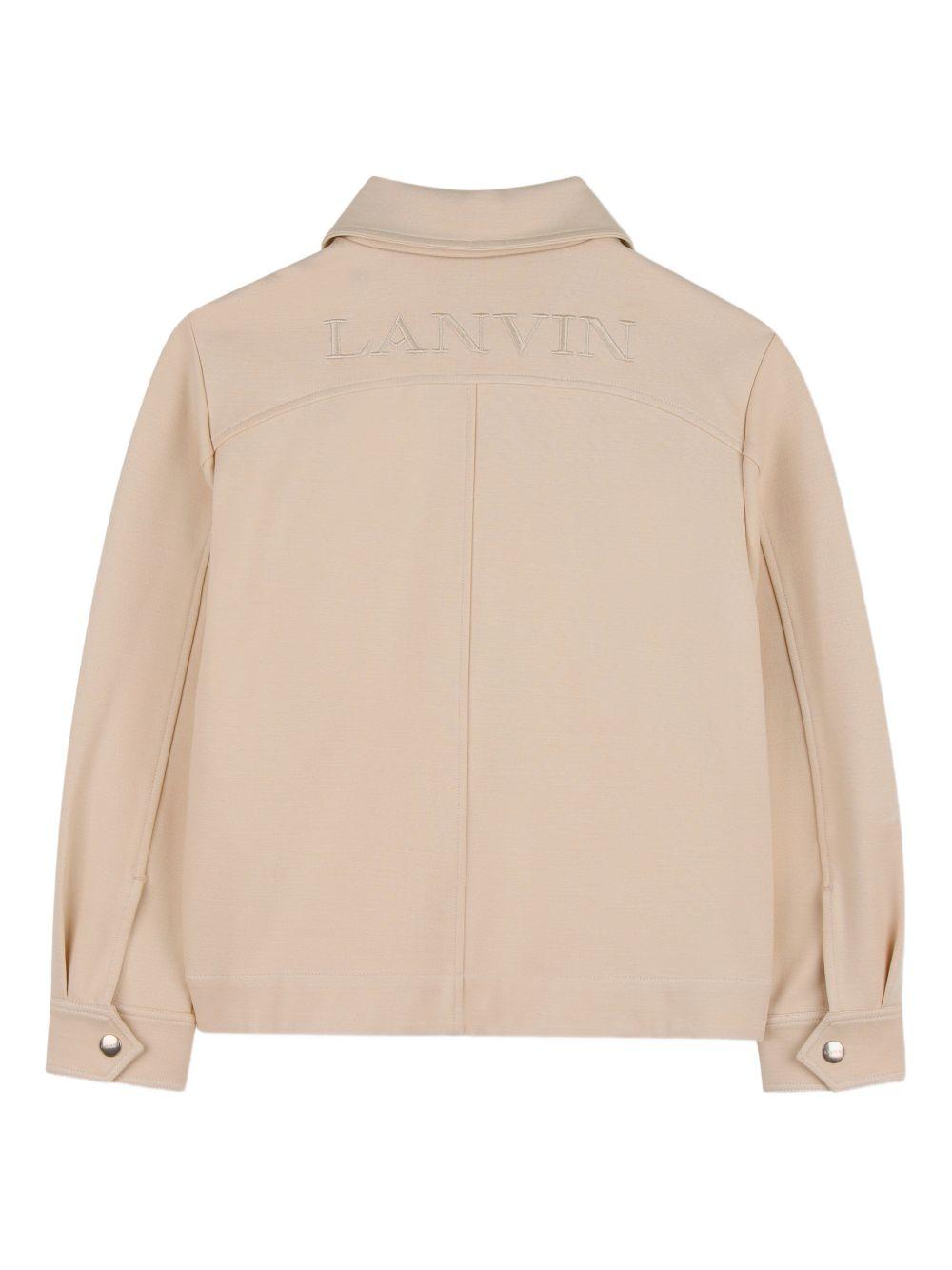Giacca con zip a due tasche N30371 180 LANVIN KIDS 