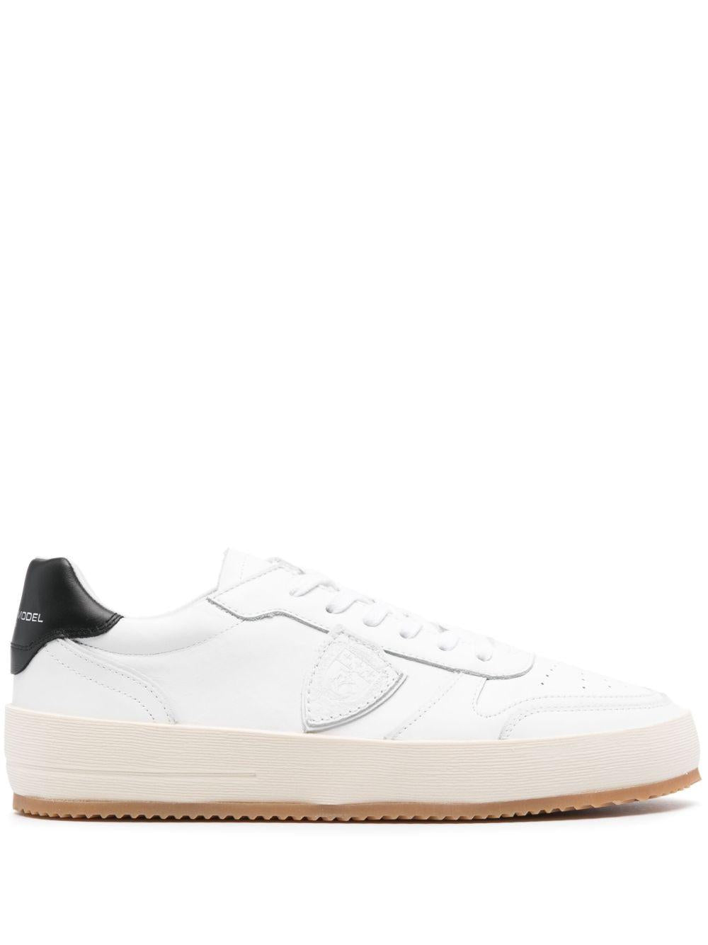 Sneakers Nice bianche/ nere uomo