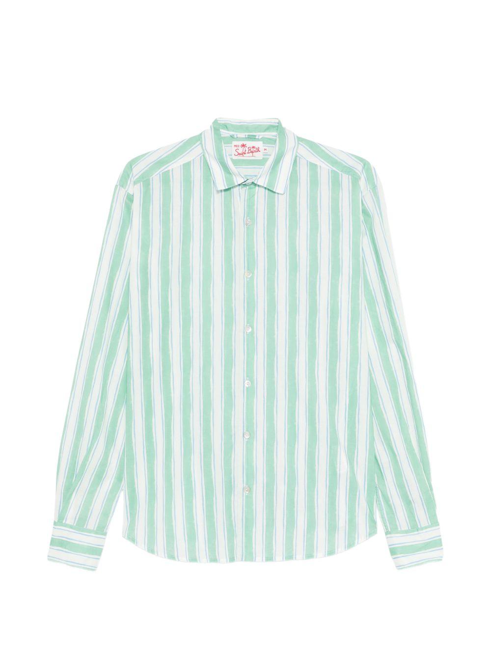 Camicia a righe in cotone SIK0001 01160L MC2 SAINT BARTH 