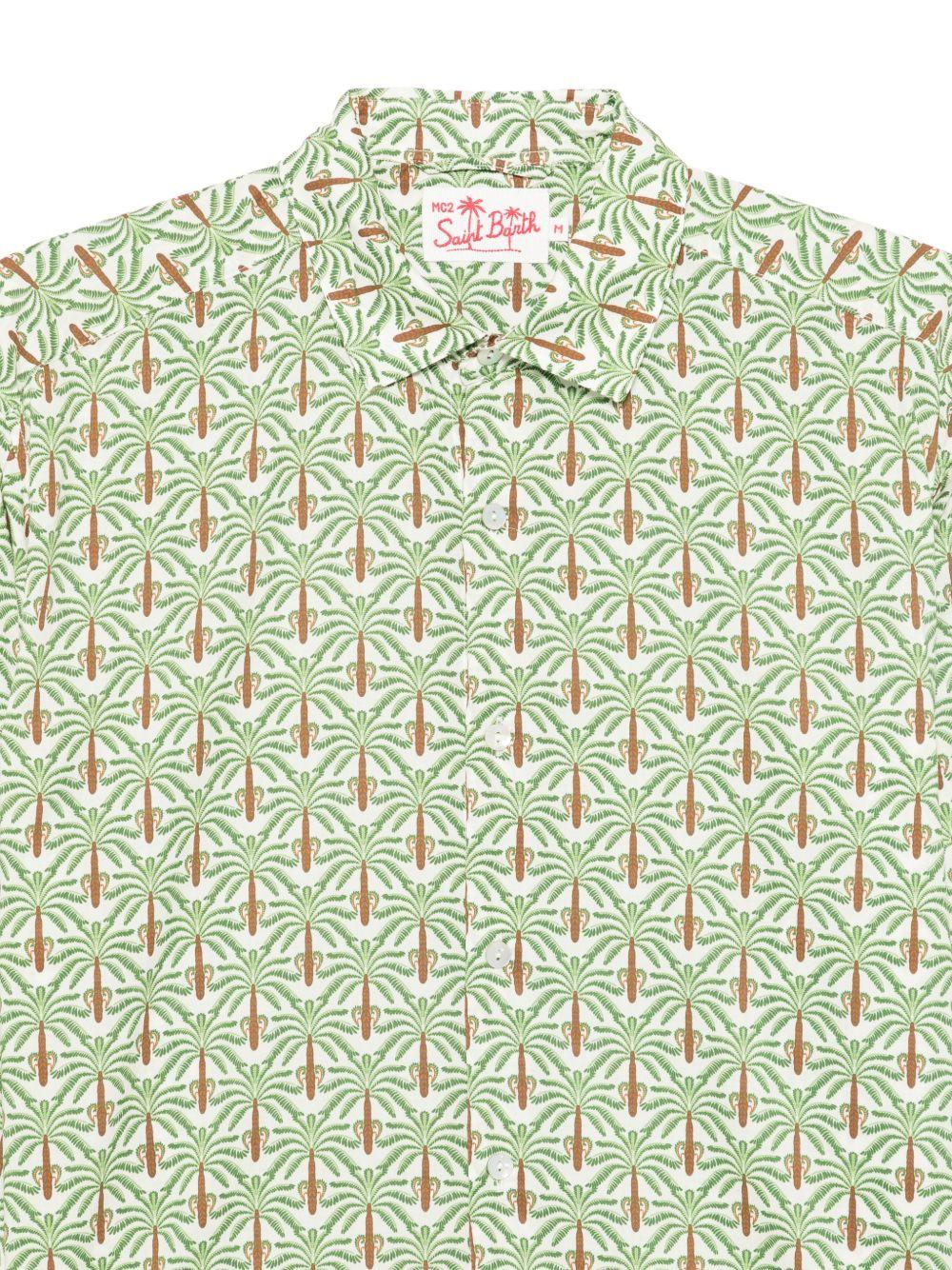 Camicia a righe in cotone SIK0001 01125L MC2 SAINT BARTH 