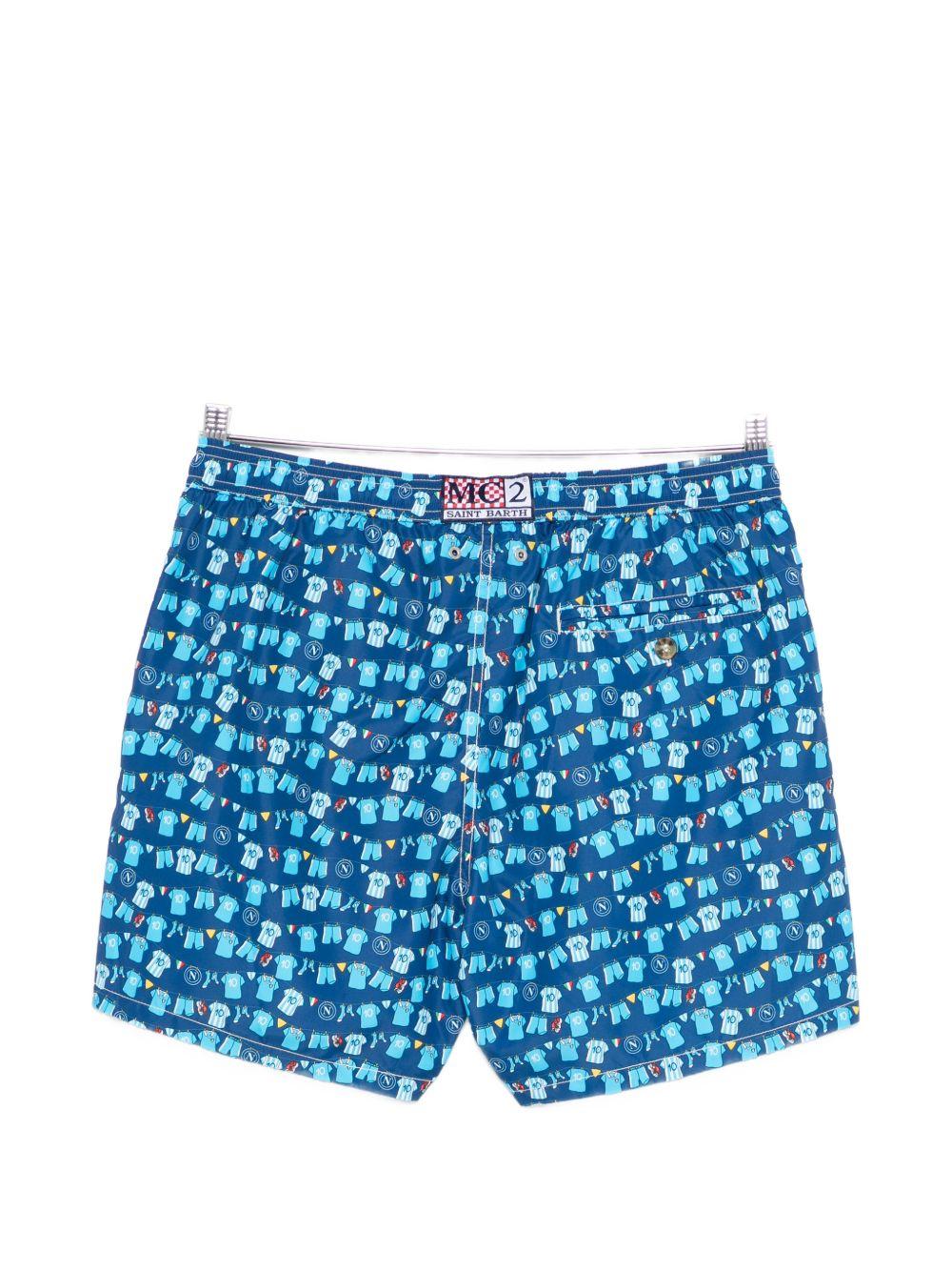 Boxer mare in poliestere riciclato con stampa LIG0003 07453L MC2 SAINT BARTH 