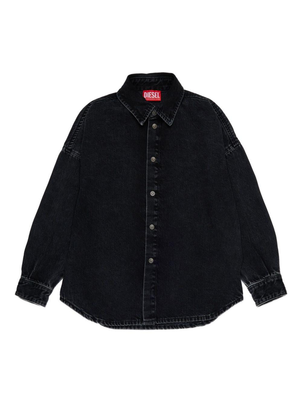 Camicia C-Kama in Cotone con Abbottonatura Frontale J02307KXBPT K02 DIESEL KIDS 