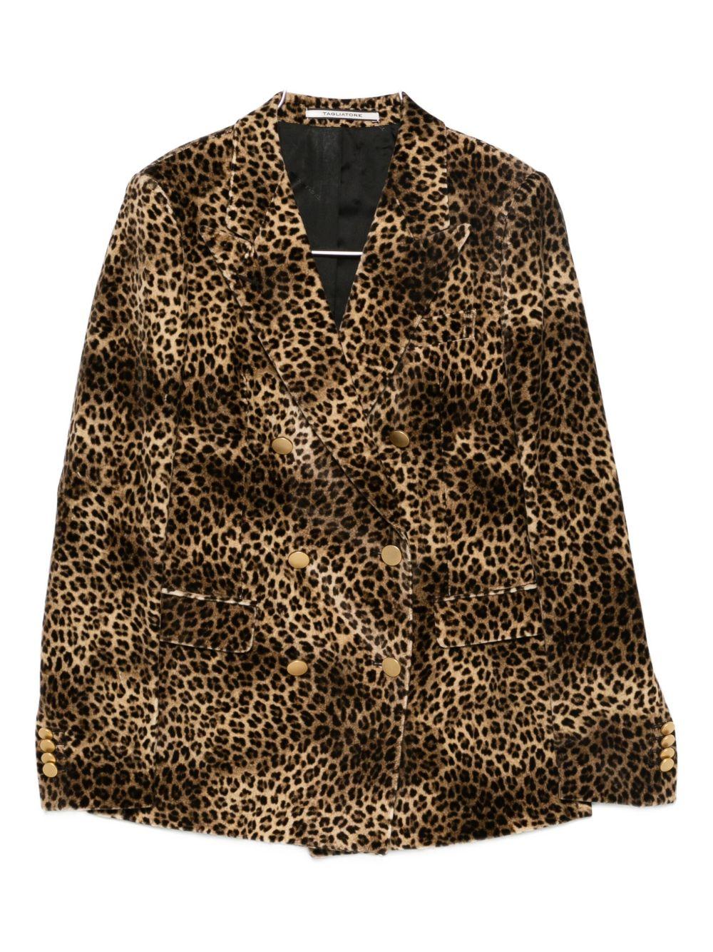 Blazer marrone doppiopetto JPARIGI10B800012 M1280 TAGLIATORE 