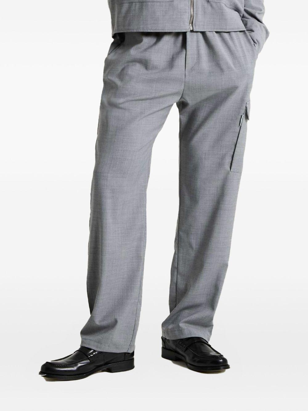 Pantalone cargo grigio
