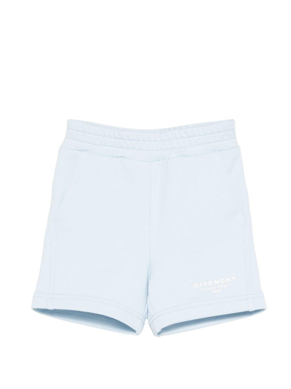 Bermuda in cotone con coulisse H31197 77L GIVENCHY KIDS 