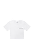 T-shirt girocollo in cotone