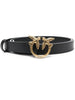 Cintura sottile Love Berry nera 2cm