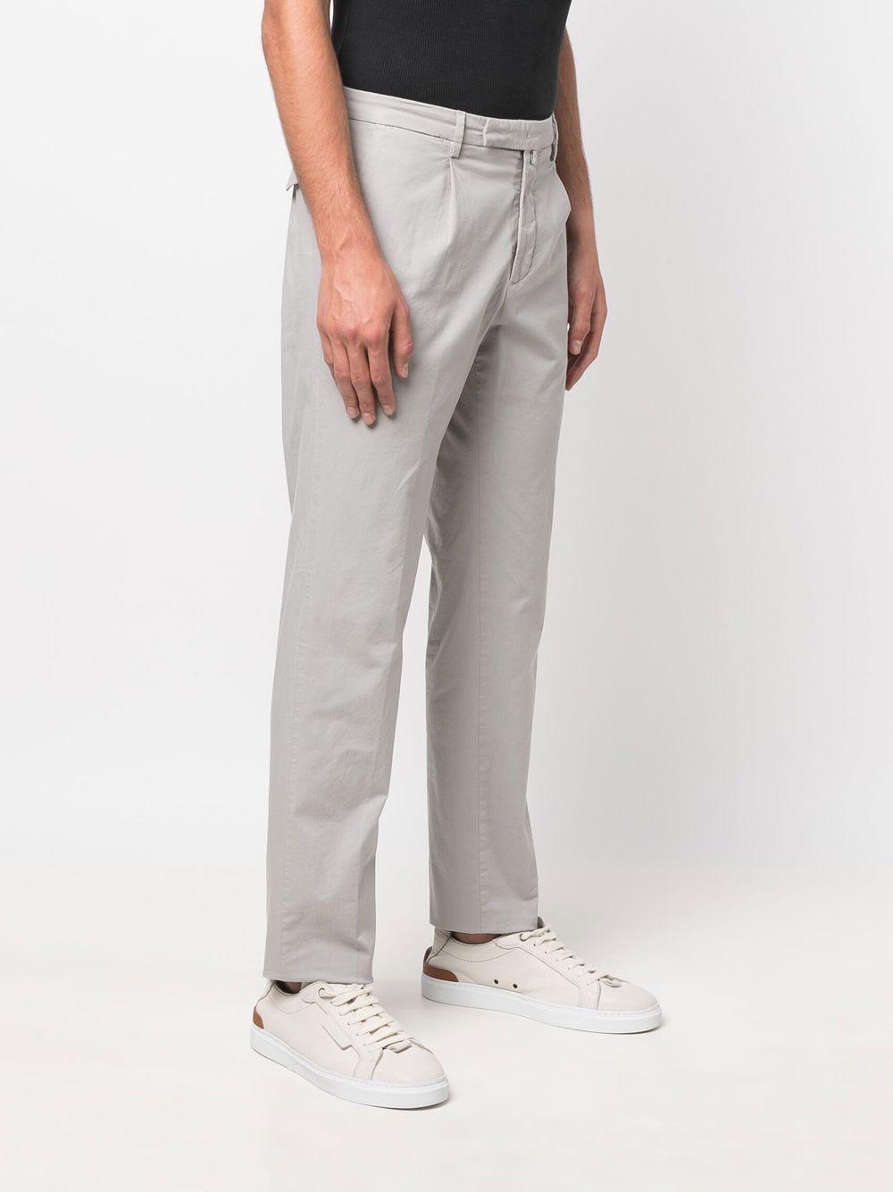 Pantalone grigio chiaro in tinta unita BG21V322070 050 BRIGLIA 