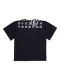 T-shirt con stampa numerica