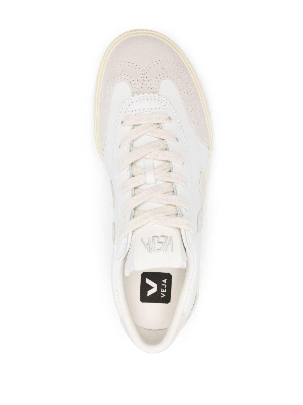 Sneakers Bianche in Pelle con Inserti Scamosciati VO2003852A WHITENATURAL VEJA 