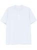 T-shiert celeste stampa logo centrale