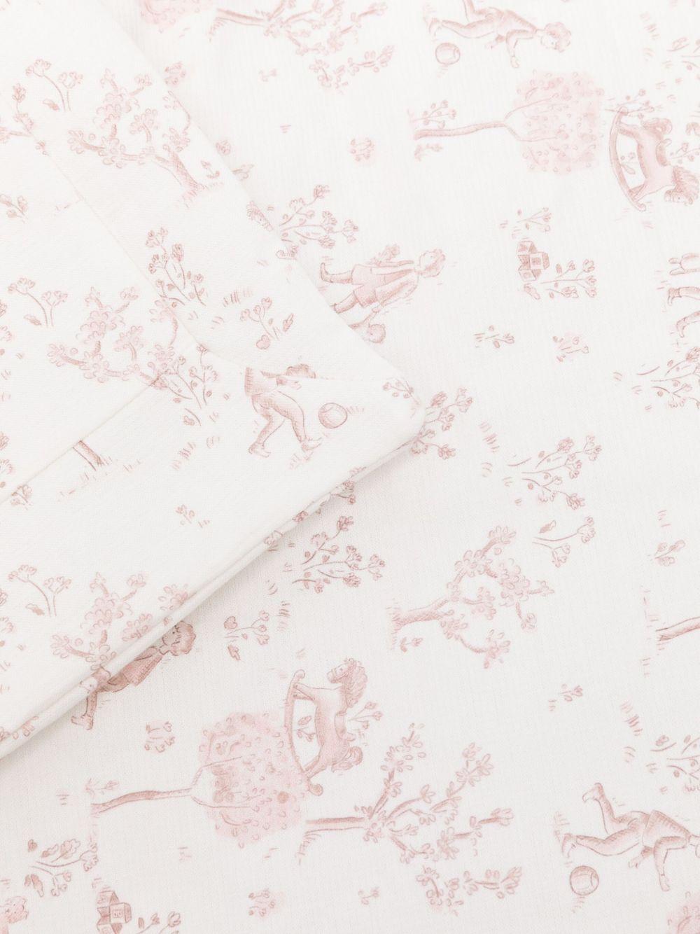 Coperta rosa con ricamo I25420R ROSA NANAN KIDS 