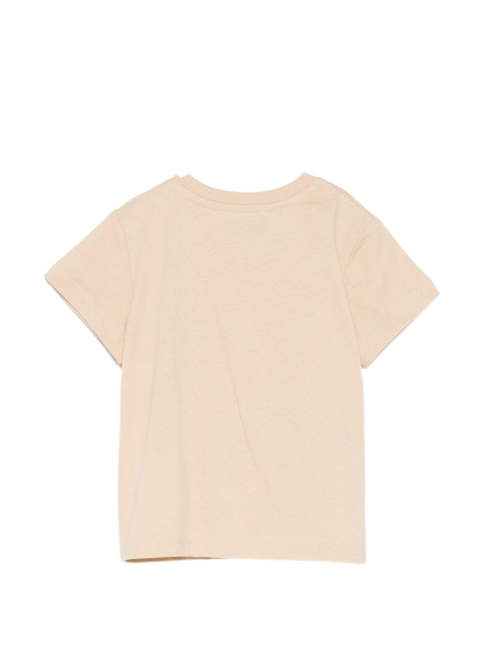 T-shirt in cotone con orsetto MUM04PLAA03 20829 MOSCHINO KIDS 