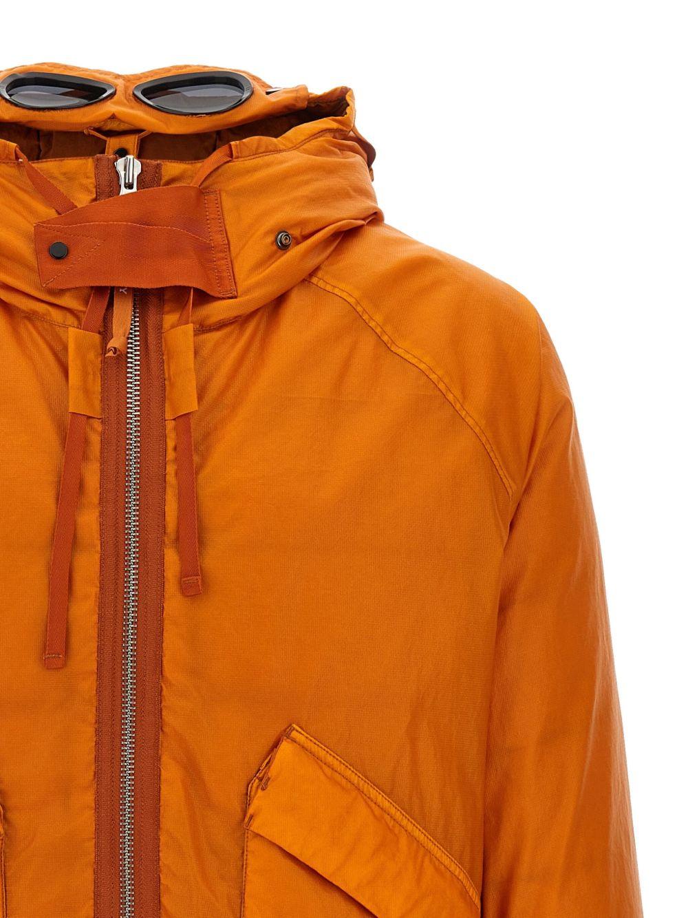 Piumino Arancione con Cappuccio e Zip 19CMOW264A110449G 434 CP COMPANY 