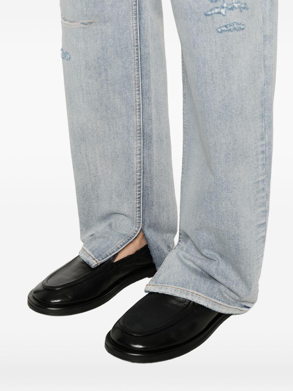 Jeans a gamba dritta effetto vissuto SH0LA0033M30055 962 MM6 MAISON MARGIELA 