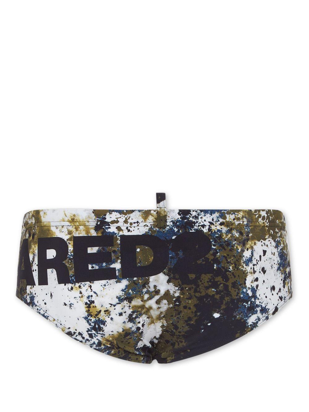 Costume slip fantasia multicolor D7B2E6110 308 DSQUARED 