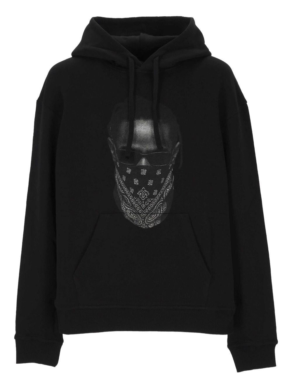 Felpa con Stampa Bandana e Cappuccio NUW25227 009 IH NOM UH NIT 