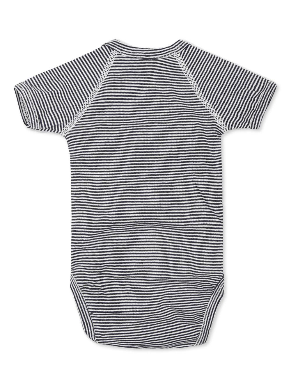 Confezione body a fantasia e tinta unita bianco/grigio neonato (3pz) A097H 00 PETIT BATEAU KIDS 
