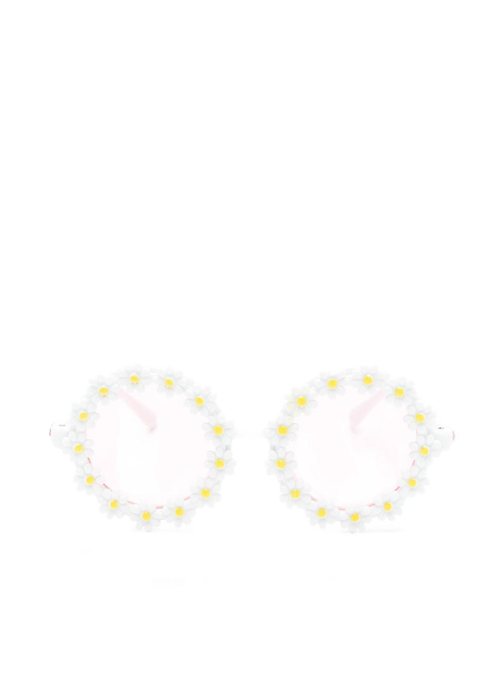 Occhiali da sole con decorazioni floreali 39G0197093 0190 MONNALISA KIDS 