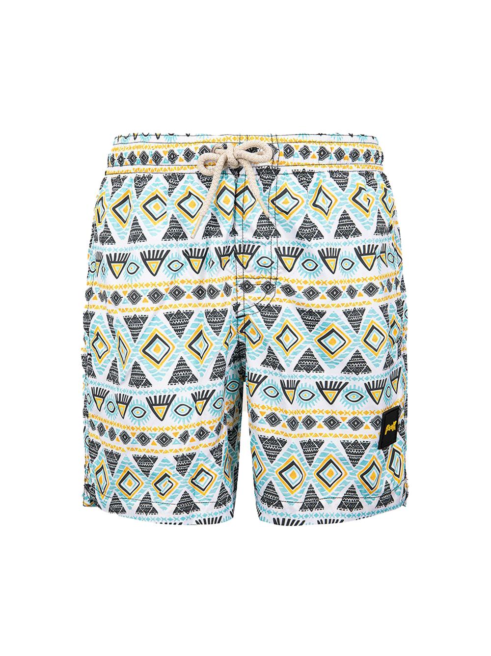 Costume boxer con fantasia multicolor