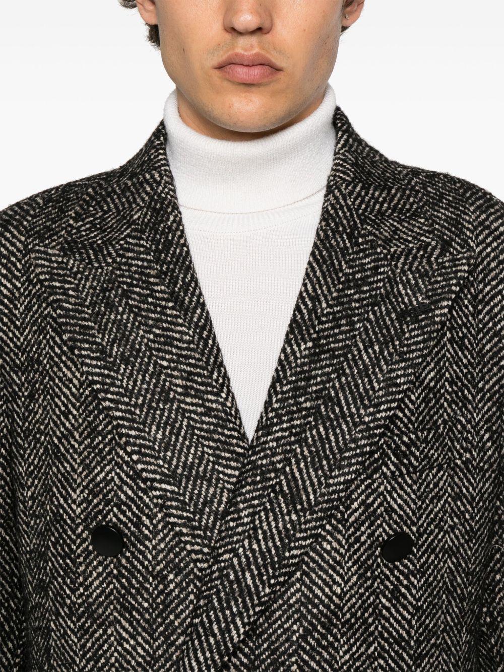Cappotto Doppiopetto in Lana con Bottoni CLD10B340218EN936 2111 TAGLIATORE 
